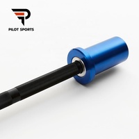 PILOT SPORTS SAM009 Barre d'haltères d'entraînement pour enfants et jeunes 2,5 kg en aluminium antidérapante ergonomique 1,2 m Mini haltères de fitness Samtek