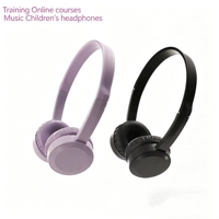 Casque filaire léger pour enfants, câble de 1,8 m, options multicolores, casques supra-auriculaires adaptés aux enfants pour une utilisation quotidienne et l'apprentissage électronique
