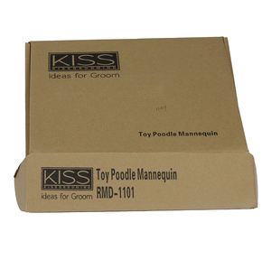 Modelo de perro mascota de plástico y goma ecológico, juguete de caniche de cuerpo completo para práctica de aseo y exhibición escolar de mascotas - Product Image 5