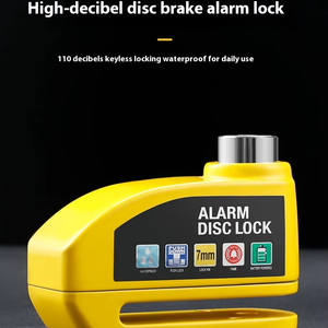 <span class=keywords><strong>Candado</strong></span> de Alarma para Motocicleta y Bicicleta, <span class=keywords><strong>Candado</strong></span> de Protección Impermeable con Llaves, Seguro Antirrobo para Ruedas de Scooter, Bloqueo de <span class=keywords><strong>Disco</strong></span> de <span class=keywords><strong>Freno</strong></span> - Product Image 2