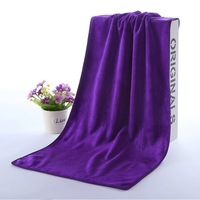 Serviette de nettoyage de voiture en microfibre tricotée à haute absorption 400gsm, séchage rapide 40*60cm, vente en gros