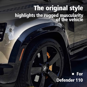 Nouvelle innovation, élargisseurs d'ailes en ABS avec lampe, extension d'arche de roue pour <span class=keywords><strong>Land</strong></span> Rover Defender 110 - Product Image 4