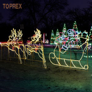 New Design <strong>Outdoor</strong> IP65 Waterproof <strong>String</strong> 2D LED Motif <strong>Light</strong> Giant Christmas Train Yard Decoration Festival Landscape Dimmable - Product Image 4