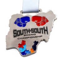 Médaille de championnat personnalisée wushu MMA médailles de gant de boxe à vendre