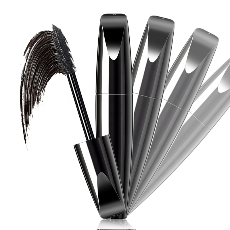 Private Label leicht verdicken verlängern Wimpern Mascara Langlebiges Make-up Vegan 4D Fiber Mascara