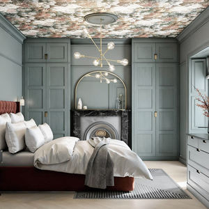 <span class=keywords><strong>Armario</strong></span> de Dormitorio Europeo Americano Personalizado APC, Muebles de Dormitorio Modernos de Bambú, <span class=keywords><strong>Armario</strong></span> de Dormitorio con Puertas de MDF, Ahorro de Espacio - Product Image 4