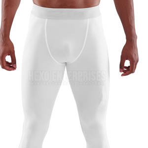 Mallas de punto personalizadas de talla grande para hombre, mallas deportivas para correr con cintura elástica y logotipo a la venta - Product Image 6