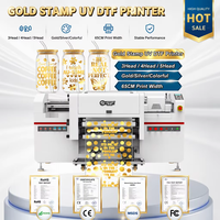 Imprimante UV DTF tout-en-un LETOP Factory 600MM avec tête d'impression I3200 intégrée, machine numérique pour estampage à chaud doré DTF UV