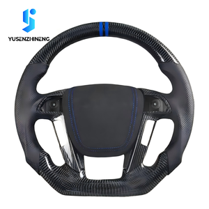 Maßgefertigtes Carbon-Leder-Sportlenkrad für Honda Accord 9. Generation Limousine Coupé CR1 CR2 CR3 <span class=keywords><strong>CR7</strong></span> Civic Acura 2014-2018 - Product Image 6
