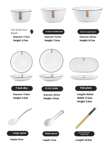 Modern Ceramic Flat <b>Plate</b> for Western Tableware for Party Cake Dessert Sushi Steak Bread Tray Serving - Product Image 6