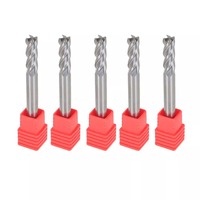 Fraise à queue haute performance 3 mm HSS 4F avec revêtement noir pour le travail des métaux