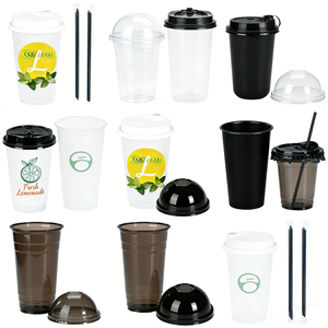 Bicchieri di Plastica Usa e Getta di Alta Qualità da 10 12 13 14 15 16 17 18 19 20 21 22 33 Oz <span class=keywords><strong>con</strong></span> Coperchio, Stampa Personalizzata per Matrimoni, Compleanni, Aziende - Product Image 3