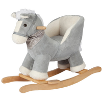 Chaise berçante en peluche pour bébé avec musique de berceuse, cheval à bascule pour enfants, ventes chaudes 2020