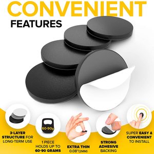 100 Miếng Dán Từ Tính Tròn Linh Hoạt Với Mặt Sau Dính Các Chấm Dính Nhỏ Có Mặt Sau Dính - Product Image 4