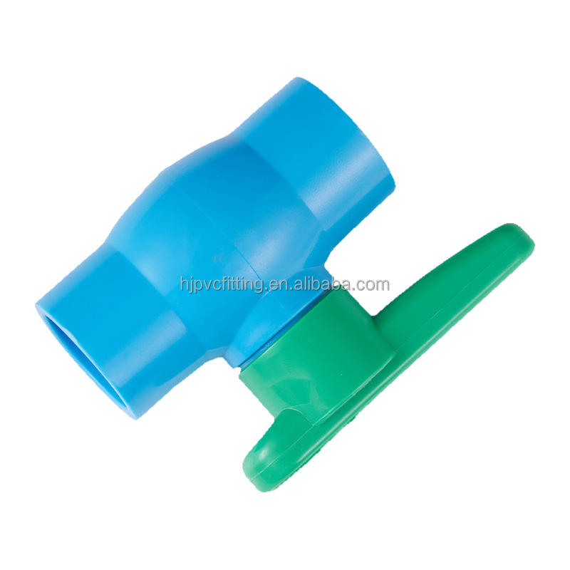 Half Inch Pvc Socket PVC Compact Ball Valve Big Square Green Handle Socket End Half Inch to ...