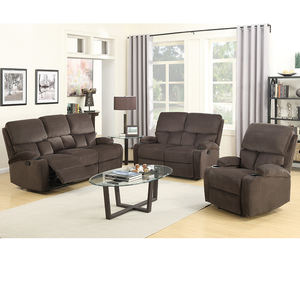 Ensemble de canapés de cinéma <span class=keywords><strong>maison</strong></span> en tissu personnalisé CY, canapé inclinable et fauteuil inclinable avec console, salon moderne - Product Image 2