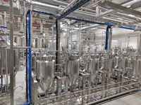 Cuve de Fermentation d'Alcool Multifonctionnelle 100L-3000L en Acier Inoxydable 304 avec Contrôle PLC et Refroidisseur à Double Enveloppe