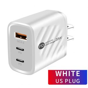 20w Charger USB C Fast <b>Charging</b> Charger 3ports Type C Mobile Phone Charger Power <b>Adapter</b> - Product Image 4