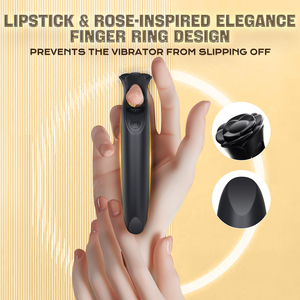 Mini USB <b>Rechargeable</b> Clitoral <b>Vibrator</b> Red Portable Adult Sex Toy - Product Image 4