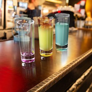 <strong>Wholesale</strong> Customized 2oz Colored <strong>Shot</strong> <strong>Glasses</strong> With Heavy Base Classic Design Clear <strong>Shot</strong> <strong>Glass</strong> Custom Printing - Product Image 3