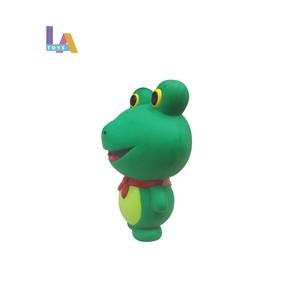 Longthuy fabriqué au Vietnam fabricant en gros grinçant mignon grande grenouille conception mâcher Latex pour animal de compagnie jouet à mâcher - Product Image 3