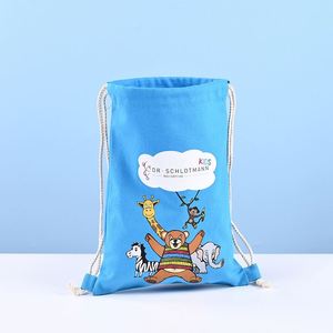 Bolsas de Lona Promocionales Ecológicas Personalizadas con Cordón y Logotipo Impreso para Eventos Escolares y Universitarios - Product Image 2