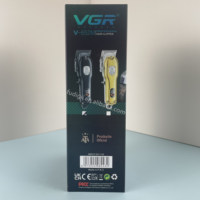Tondeuse à cheveux rechargeable professionnelle VGR V652M, ensemble de tondeuse à cheveux professionnelle VGR 652M