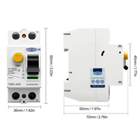 Interruptor Diferencial Electromagnético (RCCB) Tipo A, Tipo F, Tipo B, Tipo 2P, 4P, 63A, 30mA, 100mA, 300mA para Cuarto de Ducha