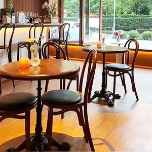 ชุดเฟอร์นิเจอร์ร้านอาหารสไตล์นอร์ดิกสมัยใหม่ ชุดโซฟาบูธหลากสีสัน ขาโลหะสีทอง ชุดเก้าอี้รับประทานอาหาร<span class=keywords><strong>คาเฟ่</strong></span> และชุดโต๊ะหินอ่อน - Product Image 2