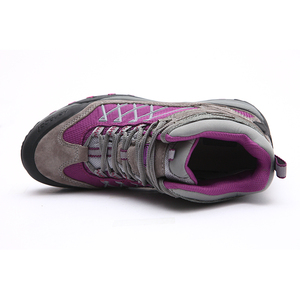 OEM ODM personalizado de las mujeres de cuero de gamuza <span class=keywords><strong>Botas</strong></span> de senderismo impermeables al aire libre <span class=keywords><strong>Trekking</strong></span> Camping Trail <span class=keywords><strong>Botas</strong></span> de senderismo - Product Image 3