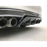 Diffuseur de pare-chocs arrière en fibre de carbone avec séparateur pour LEXUS IS300 IS350 IS F Sport berline 4 portes 2017 2018 +