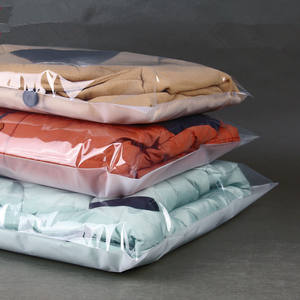 Bolsas de Plástico con Cierre Deslizante, Negras, Mate, Personalizadas, para Guardar <span class=keywords><strong>Ropa</strong></span> de <span class=keywords><strong>Shein</strong></span> - Product Image 3