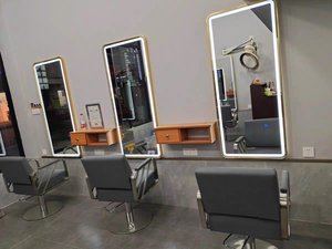 Espejo de Pared de Cuerpo Entero para Peluquería, Espejo de Una Cara para Estilistas, Ideal para Cortes de Cabello, Permanentes y Tintes - Product Image 6