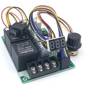 DC 10-55V 60A PWM DC Motor Speed Controller Forward Reverse Adjustable Motor Control Driver LED Digit Display