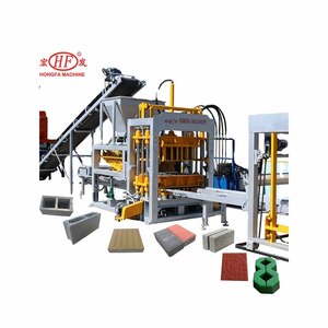 Maquinaria de fabricación de ladrillos de cemento, máquina de fabricación de bloques de pavimentación de hormigón, de bloques de máquina de fabricación, línea de producción totalmente automática - Product Image 1