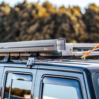 Auvent de toit de voiture pour voyage en plein air, facile à installer et à ranger, imperméable, pare-soleil, auvent latéral pour camping-car