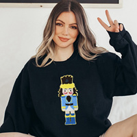 Vente en gros patchs personnalisés série casse-noisette patchs brodés en chenille patch tissé pour vêtements chapeau