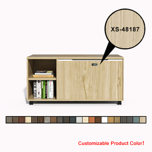 Bàn văn phòng được trang bị tủ bên có thể di chuyển để đặt tài liệu tủ bên của bàn tập tin - Product Image 5