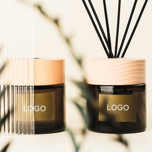 Sang Trọng Nhà Hoa Mùi Hương Không Khí Hương Thơm Tự Nhiên Chai Thủy Tinh Tinh Dầu Hương Thơm Reed Khuếch Tán Với Mây Gậy - Product Image 4