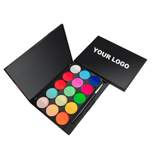 <span class=keywords><strong>Paleta</strong></span> de Maquillaje Profesional Mate de 15 Colores para Rostro y Cuerpo, Activada por Agua, Delineador Cosmético Lavable - Product Image 3