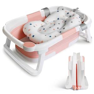 Vente en Gros Usine de Baignoires Bébé en PP de <span class=keywords><strong>Haute</strong></span> Qualité, Sièges et Ensemble de <span class=keywords><strong>Baignoire</strong></span> Pliante Sûre pour Bébés - Product Image 1