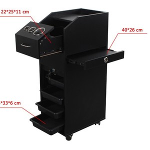 Dongpin Salon <b>Trolley</b> 48x40x86cm 6 Layers <b>Tool</b> Cart For Hair Salon Use - Product Image 3