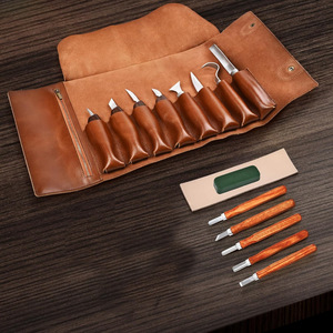 Couteau à bois artisanal, ciseau de menuisier, couteau de sculpture sur bois fait main, ensemble de sculpture sur bois pour menuisier - Product Image 6