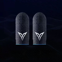 Fundas para Dedos de Juego, Alta Sensibilidad, Fibra Plateada, para Juegos Móviles, FPS, Juegos con Sonido, PUBG, Anti-Sudor