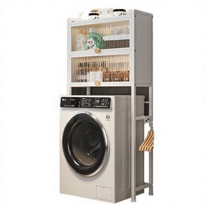 Nuevo Estante Metálico Moderno <span class=keywords><strong>de</strong></span> 3 Niveles <span class=keywords><strong>para</strong></span> <span class=keywords><strong>Baño</strong></span>, Estante <span class=keywords><strong>para</strong></span> Lavadora, <span class=keywords><strong>Mueble</strong></span> <span class=keywords><strong>de</strong></span> Almacenamiento Multifuncional, Organizador <span class=keywords><strong>de</strong></span> Rollos <span class=keywords><strong>de</strong></span> Papel <span class=keywords><strong>para</strong></span> Puerta, Toallero - Product Image 2