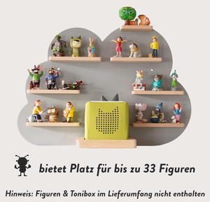 Prix usine figurines personnalisées motif nuage garçons filles chambre d'enfants compatible magnétique fixe requis en bois <span class=keywords><strong>Toniebox</strong></span> étagère - Product Image 3