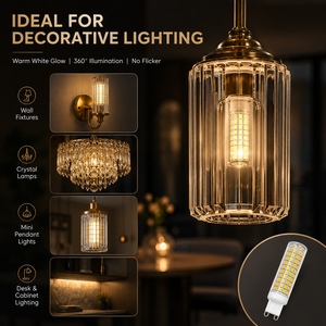 Ampoule LED G9-CR138LED-7W 7W 800-850LM AC 120V/230V SMD Dimmable FCC ETL CE RoHS 15000H Garantie 2 ans Lustre - Product Image 6