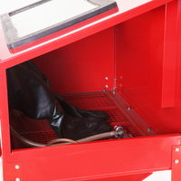 Haute vente sableuse à sec armoire fermée élimination de la peinture antirouille avec des solutions d'emballage peu encombrantes