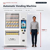 Fabricant de distributeurs automatiques de boissons Yunyin 24h/24 avec écran tactile de 21,5 pouces