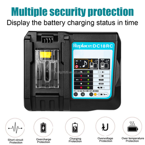 Dc18rc pin sạc thích ứng sạc Power Supply Adapter 14.4V-18V 3A Li-ion pin bl1830 bl1840 với KC - Product Image 3